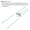 thumbnail image 5 of Golf Alignment Sticks Training Aid Practice Rods Golf Training Equipment for Aiming Putting Swing Trainer 48“ Length, 5 of 12