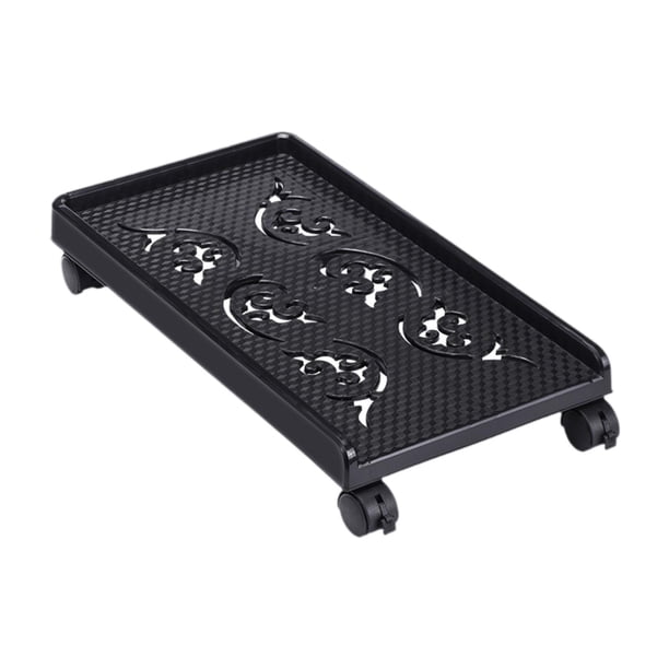 Soporte de torre para computadora, soporte para mainframe, soporte de torre para CPU para oficina debajo del escritorio Negro