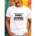 thumbnail image 1 of Men's Front Printed Short Sleeve T-Shirt Top - Casual Sport Style - Comfortable & Breathable for Summer, Spring & Fall, 1 of 5
