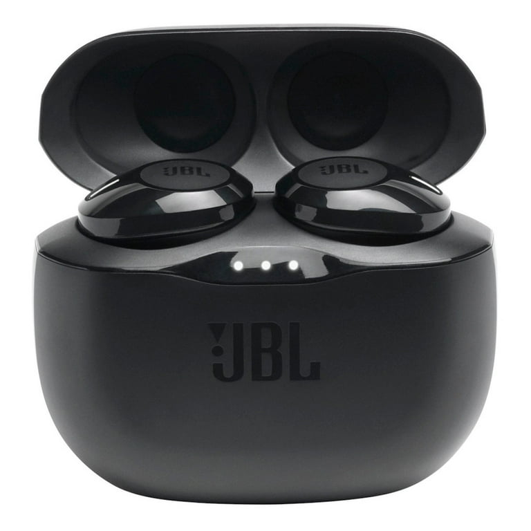 Mand efterskrift Fitness JBL Tune 125 True Wireless Headphones with Charging Case, Black,  JBLT125TWSBLKAM - Walmart.com