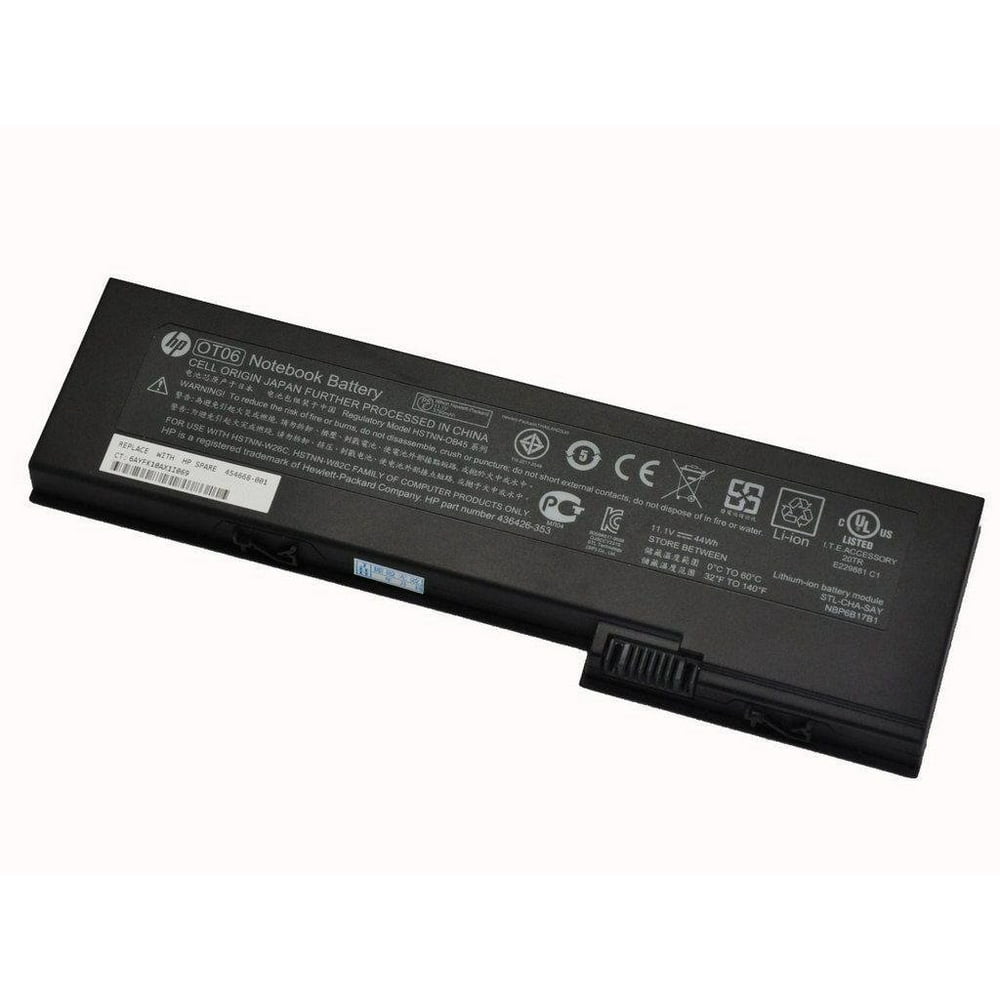 HP ORIGINAL BATTERY for EliteBook 2730p 2740p 2760p OT06XL 593592001