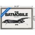 thumbnail image 3 of DC Comics Batman: 85th Anniversary - The Batmobile 1997 Wall Poster, 14.725" x 22.375" Framed, 3 of 5