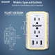 thumbnail image 3 of Protector contra sobretensiones Power Strip Sharp USB con 6 enchufes y 3 USB, 3 of 7