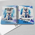 thumbnail image 4 of Happy Father's Day Best Samoyed Cool Dad Ever Spiral Bound Journal Siberian Sammy Dog Lover 5x7in Spiral Notebook - 12007, 4 of 5
