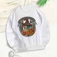 thumbnail image 1 of Sudadera para mujer Tops estampados trajes s moda Casual cuello redondo sudadera pulóver para desplazamientos en la calle Otoño Invierno , xxl, 1 of 7
