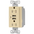 thumbnail image 1 of Eagle Electric Eagle Electric TR7745V TR7745V Réceptacle USB 15 Ampères Ivoire, 1 of 1