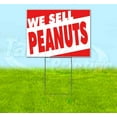 thumbnail image 1 of We Sell Peanuts (18" x 24") Yard Sign, Includes Metal Step Stake, 1 of 6
