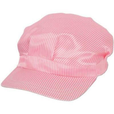Pink Striped Train Engineer Hat 