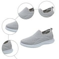thumbnail image 5 of Rokment Orthopedic Slip on Walking Shoes for Women 2026 Spring Fall Knit Comfortable Arch Support Driving Work Nursing Tennis Loafers Seniors Jogging Workout Flat Grey Size 8.5, 5 of 7