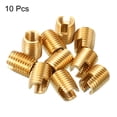 thumbnail image 3 of Self Tapping Threaded Inserts, 10Pack Inner M5 M8x10 Brass Nuts, 3 of 6