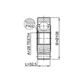 thumbnail image 2 of Febest INNER CV JOINT 28X108 # 2311-B6 OEM 1K0498103A, 2 of 2