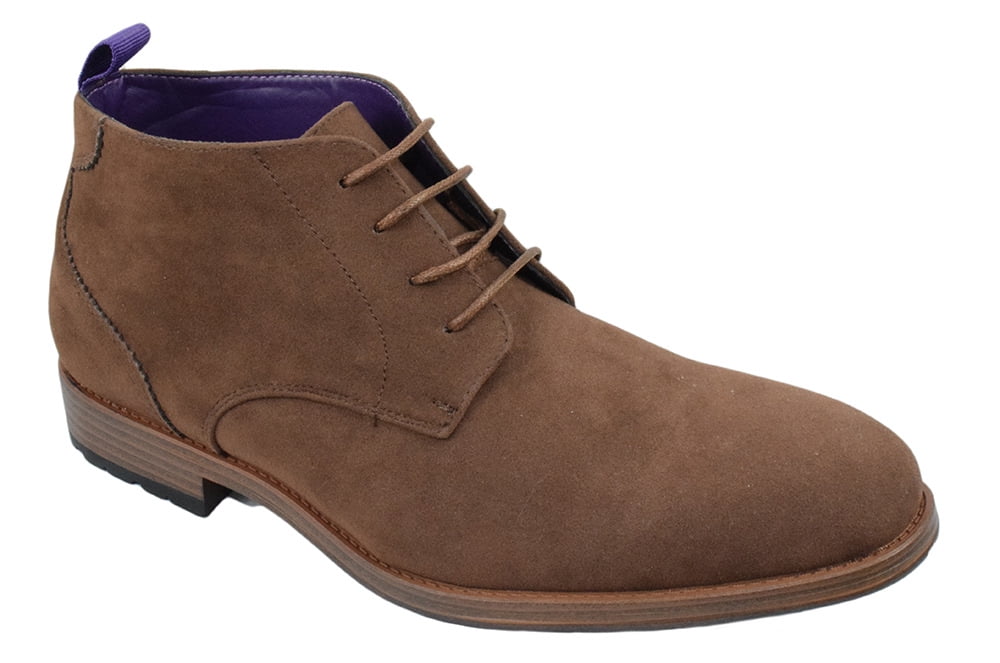Arider - Andrew08 Casual Half Boots Semi Formal Men's Shoes Lace Up Dress Oxfords High Top Air 