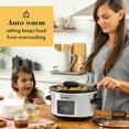 thumbnail image 4 of Crockpot Programmable 4-Quart Cook & Carry Slow Cooker, Stainless Steel, 4 of 6