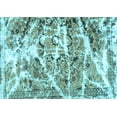 thumbnail image 1 of Ahgly Company Indoor Rectangle Abstract Light Blue Modern Area Rugs, 7' x 10', 1 of 4