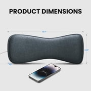 Avantree Slumber 2 - Bluetooth 5.4 Pillow Sleep Headphones with 4 Flat Speakers, White Noise, Remote Control, Sleep Timer - Soft & Comfortable Design for Side Sleepers