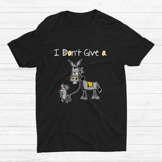 I Don't Give A Rats Ass Mouse Walking Donkey Gift T-Shirt I Don't Give A Rats Ass Mouse Walking Donkey Gift T-Shirt