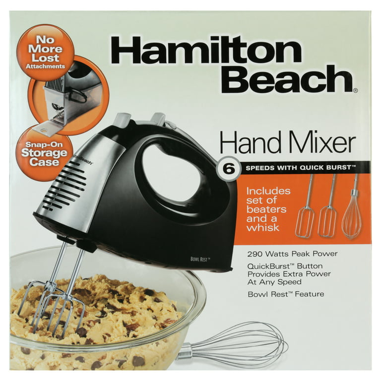 Hamilton Beach 6-Speed Hand Mixer - Black