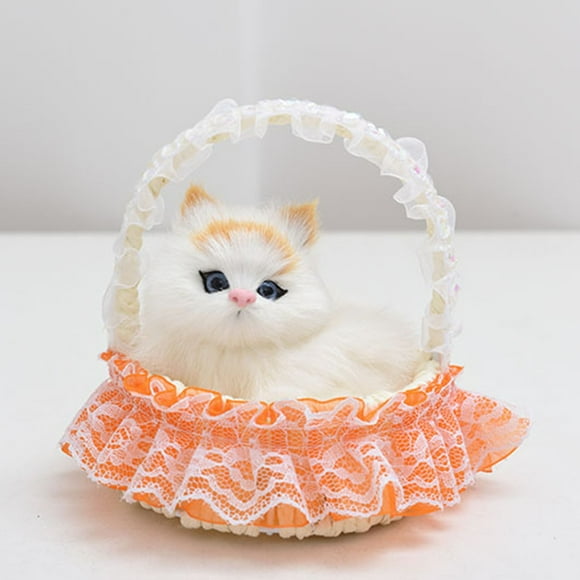 Funny Toys Cat In The Lace Hanging Doll Toy Mini Cat In Shoe With Meows Sounds Sleeping Cute Kitty Toys For Kids Boys Girls
