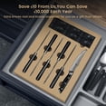 thumbnail image 3 of CoquusAid Steak Knives Set of 6, 4.8 Inch Non Serrated Razor-Sharp Durable Dinner knives with Rest, German Stainless Steel Damasc, 3 of 8