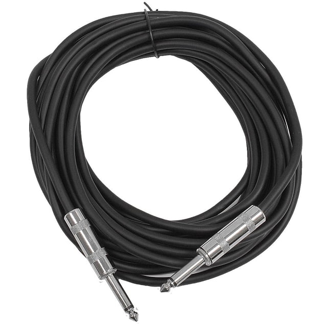 Seismic Audio - SASTSX-25 - 25 Foot TS 1/4" Guitar, Instrument, or Patch Cable Purple