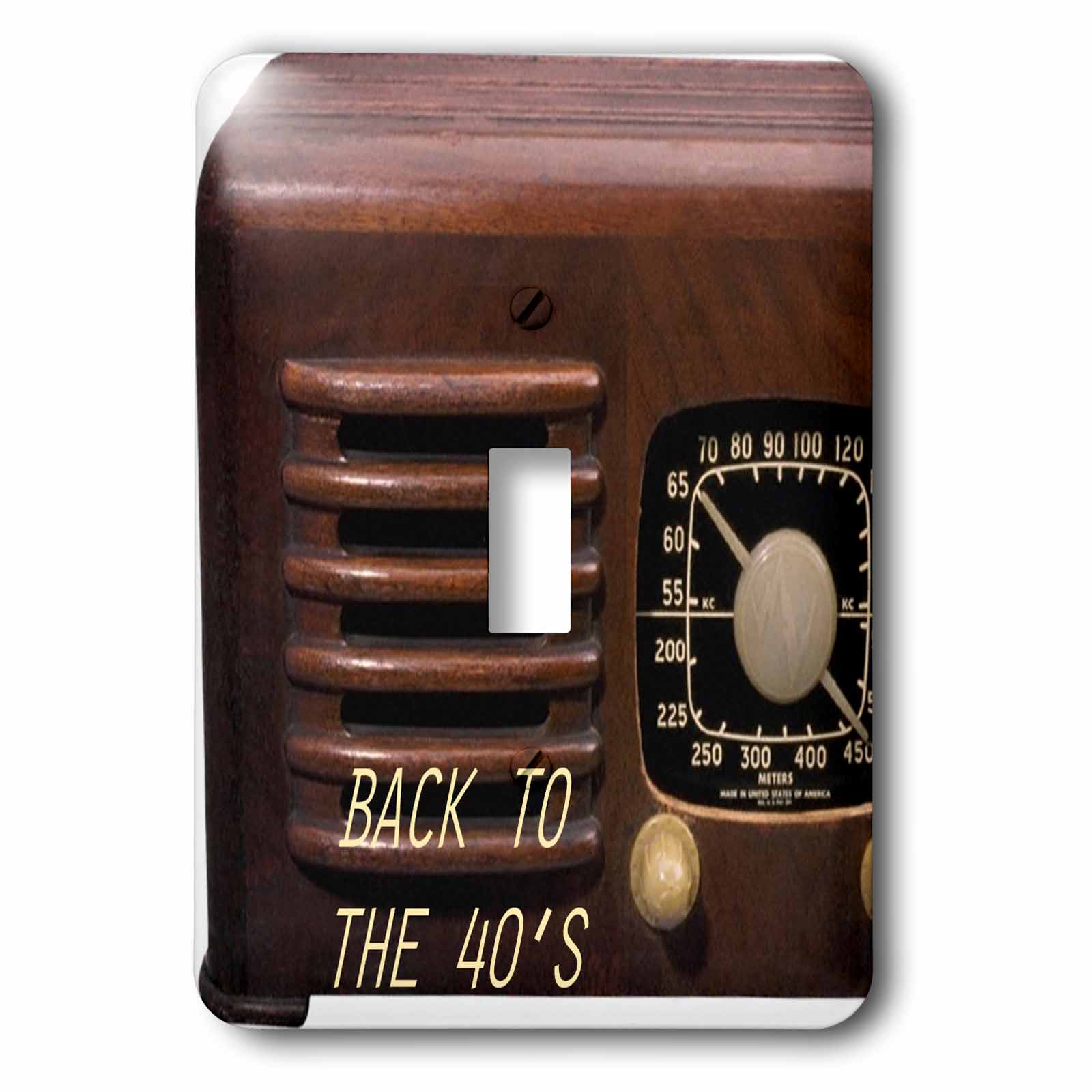 3dRose Retro Radio Single Toggle Switch (lsp_33174_1)