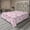 Pale Rose and Soft Pink, variant on Ambesonne Tropical Flat Bedding Sheet Soft Top Sheet, Flamingos Botanical Exotic, Full, Pale Ruby Grey Teal