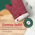 thumbnail image 4 of Heat Resistant Oven Mitts - Set of 2 Silicone Kitchen Oven Mitts, Red Edition, 4 of 5