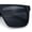 Matte Black - Black, variant on Mens Classic 90s Flat Top Horn Rim Plastic Urban Fashion Sunglasses [Shiny Black - Black]