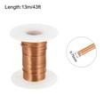 thumbnail image 2 of 0.75mm Magnet Wire 43ft Enameled Magnet Winding Copper Wire 50g,Brown, 2 of 6