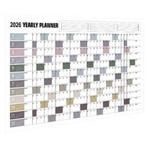 GAXIRE 2026 Large Wall Calendar Poster Jumbo Paper Planner for Home Office Organization and Monthly Planning