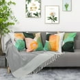 thumbnail image 2 of Teal Green Boho Throw Pillows Mid Century Modern Aesthetic Decorations Throw Pillows Colorful Geometric Pillows Boho Mustard, Blue, Green Pillow Covers 18x18 for Couch Bed Home Decor, 2 of 4