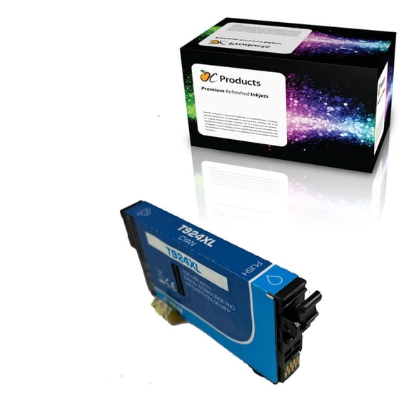 Compatible Replacement for Epson 924 924XL Cyan Ink Cartridge for Workforce Pro WF-C4310 WF-C4810