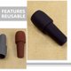 thumbnail image 3 of EXHUMKY 8Ud Tapones Reutilizables De Silicona Para De Vino Y Bebidas Con, 3 of 8