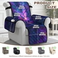 thumbnail image 5 of TSOVTHRID Purple Butterfly Floral Galaxy Print Non Slip Reclining Chair Covers, Machine Washable 1 Seat Recliner Cover, Thick Soft Single Seat Recliner Couch Cover for Pet Living Room, 5 of 7