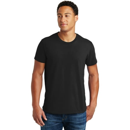 Hanes - Perfect-T T-Shirt - 4980, Black, M, Pack Of 2, Hanes Mens T-Shirts
