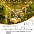 thumbnail image 3 of Cadena de luces MYGOTO de 10 m, 100 LED, 8 modos, impermeables, color blanco cálido, 3 of 9