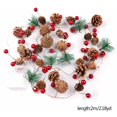 thumbnail image 2 of Luces de hadas navideñas Guirnalda navideña de campanas de Matsuba de bayas rojas con piña y control remoto para Navidad Interior Exterior Vacaciones Fiesta de Año Nuevo Hogar Dormitorio Pared Jardín, 2 of 5