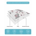 thumbnail image 5 of Cute Elephants Queen Size Down Alternative Comforter, Lightweight Comforter Quilt Bedding Set with Pillow Shams Cartoon Funny Butterflies Pink All Seasons Bed Comforter Duvet Insert 90"x96", 5 of 7