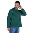 thumbnail image 3 of Atasi Indian Mens Short Kurta Henley Shirt Long Sleeve Mandarin Collar Shirt, 3 of 7
