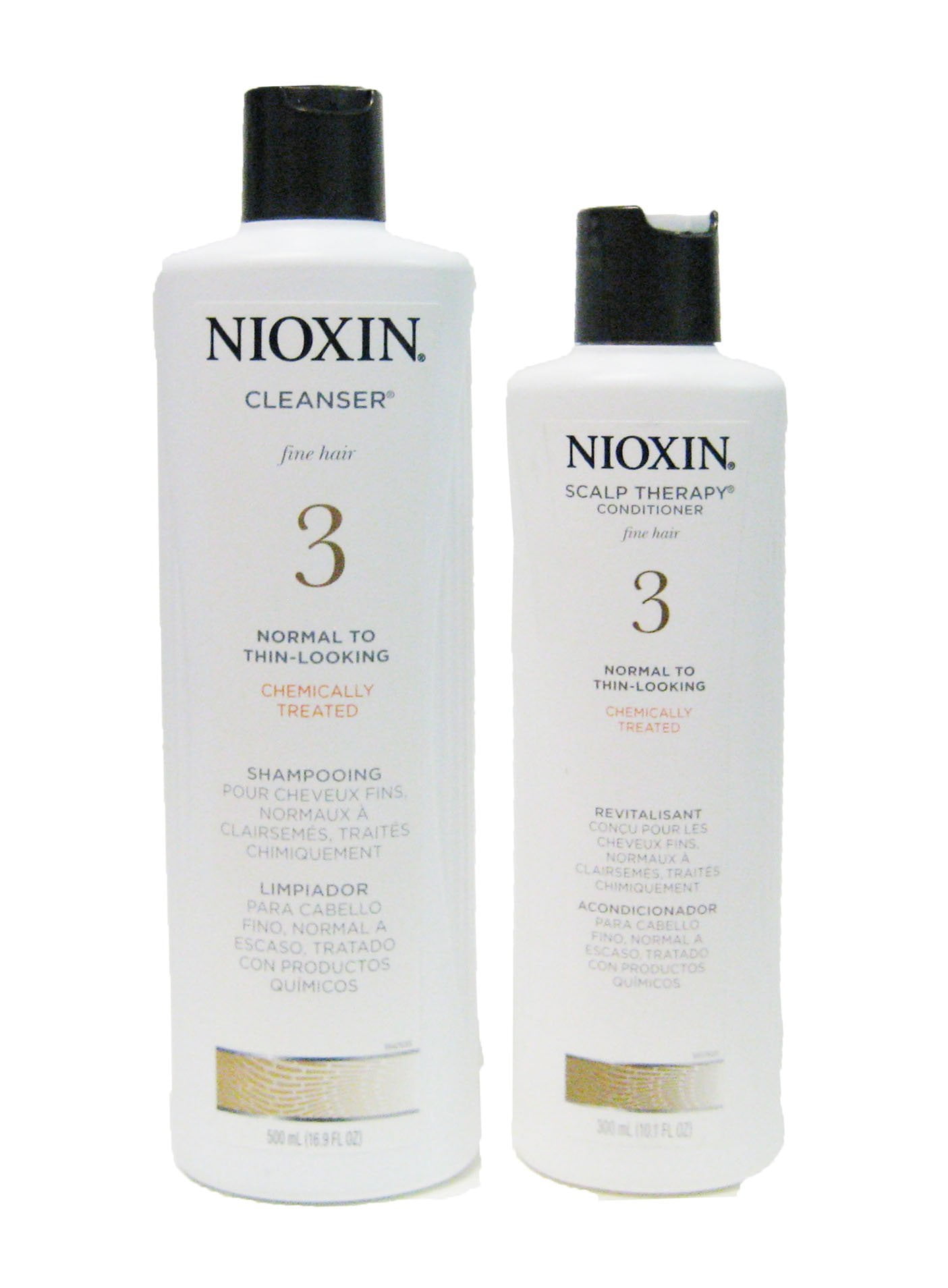Nioxin Nioxin System 3 Cleanser and Scalp Therapy Shampoo and