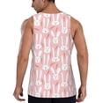 thumbnail image 3 of Gaeub Cute Rabbit Carrot Men's Athletic Tank Top, Workout Sleeveless Shirts, Running Tank Tops for Gym, Running, Training - Small, 3 of 9