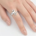 thumbnail image 4 of Sterling Silver Women's Ring 925 Band 14mm Jewelry Female Male Unisex Size 5, 4 of 4