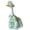 B, variant on 23 Inch Goose Outfit Pineapple Print, Lace Dress Bonnet 2-Piece Costume Set for Lawn Goose Statue, Spring Summer Garden Porch Decor