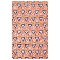 thumbnail image 3 of SAFAVIEH Trace Salazar Geometric Triangles Wool Area Rug, Red/Navy, 3' x 5', 3 of 10