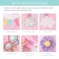 thumbnail image 5 of The Peanutshell Baby Girl Play Gym & 7-in-1 Play Mat - Playmat Baby Toys 0-6, 6-12 Months Tummy Time Mat with Hanging Toys, Soft Padded Mat for Newborns, Infants - Rainbow Paradise, 5 of 5