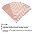 thumbnail image 4 of Uxcell 2 Pcs 16.4 Feet Rose Gold Pennant Banner Flags String Triangle Hanging for Birthday Party Decorations, 4 of 4