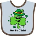 thumbnail image 3 of Inktastic Wee Bit O'irish Boys or Girls Baby Bib, 3 of 4