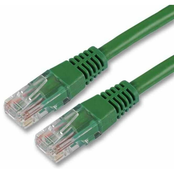PRO SIGNAL - RJ45 Male to Male Cat5e UTP Ethernet Patch Lead, 0.2m Green