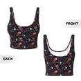 thumbnail image 6 of Goofa Rainbow Jellyfishes Printed Sports Bras for Women, High Impact Running Bra Workout Crop Tank Tops Longline Sports Bra Push up-X-Large, 6 of 9