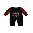 thumbnail image 4 of Family Matching Christmas Pajamas Set  Tree Print Tops Plaid Pants Sleepwear Homewear, 4 of 6